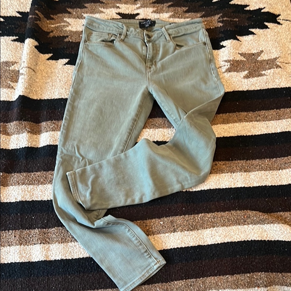 Sanctuary Green Skinny Jeans Soft Comfortable Fit